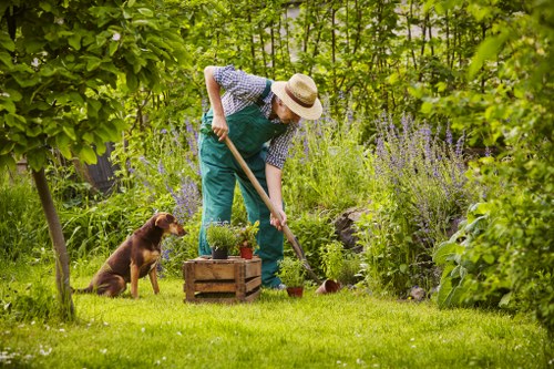 Gardeners Bulls Cross improving a residential front garden