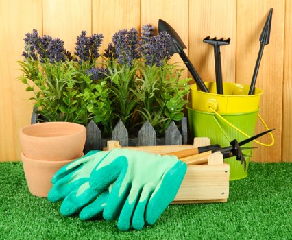 Customer concern being reviewed in a garden service